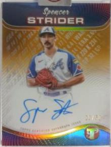 Spencer Strider [Gold Refractor] #PPA-SS
