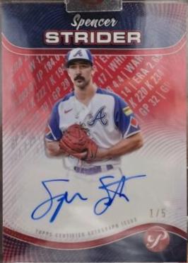 Spencer Strider [Red Refractor] #PPA-SS