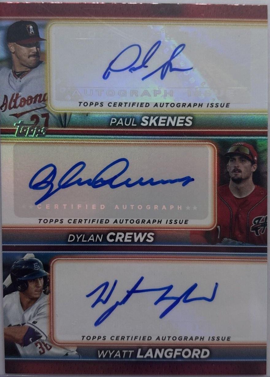 Dylan Crews / Wyatt Langford / Paul Skenes [Red Foil] #PDTA-SCL