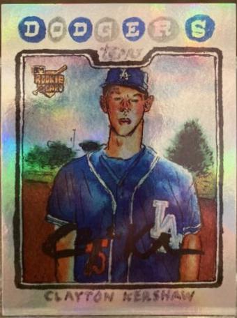 Clayton Kershaw [Rainbow Foil] #100
