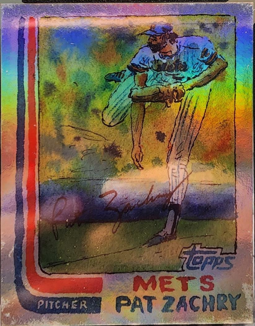 Pat Zachry [Rainbow Foil] #80