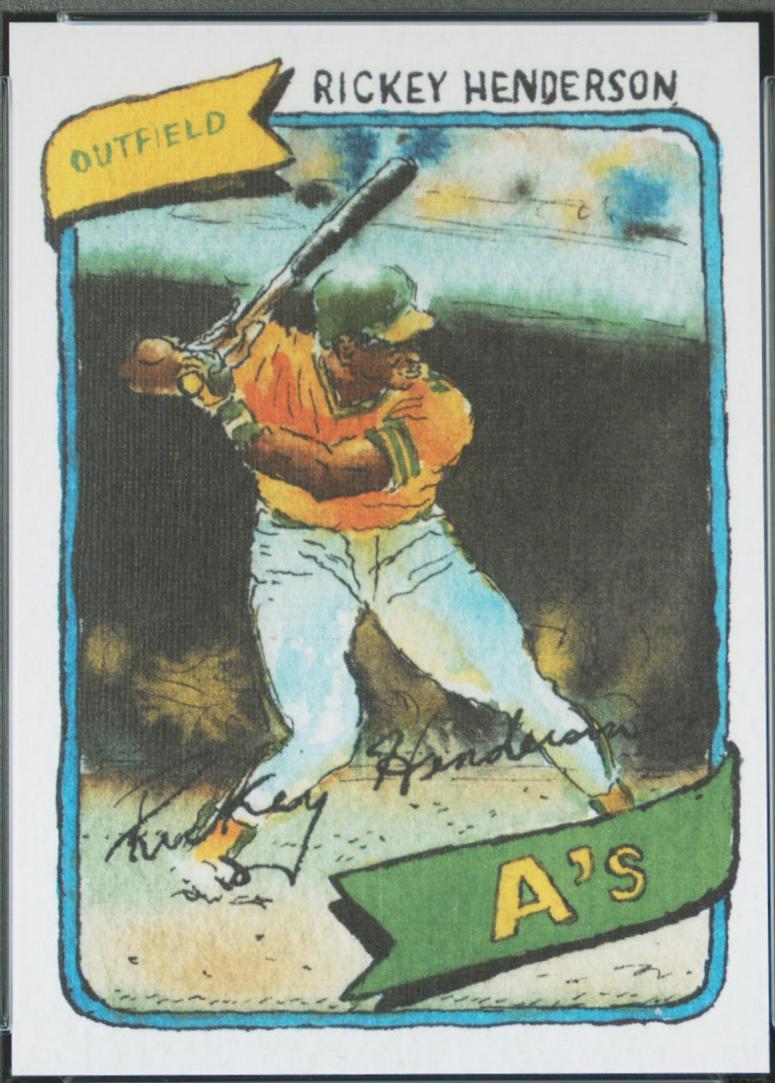 Rickey Henderson [Canvas Stock] #88