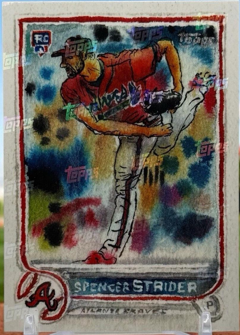 Spencer Strider [Topps Logo Laminate] #49