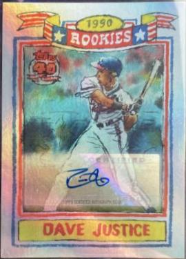 Dave Justice [Rainbow Foil] #89E