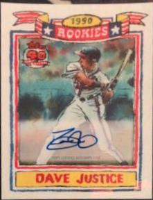 Dave Justice [Topps Logo Laminate] #89C