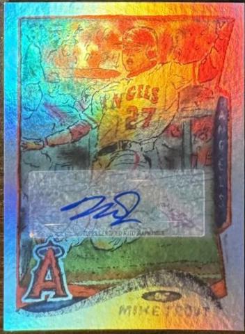 Mike Trout [Rainbow Foil] #6E