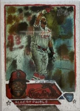 Albert Pujols [Canvas Stock] #T-2