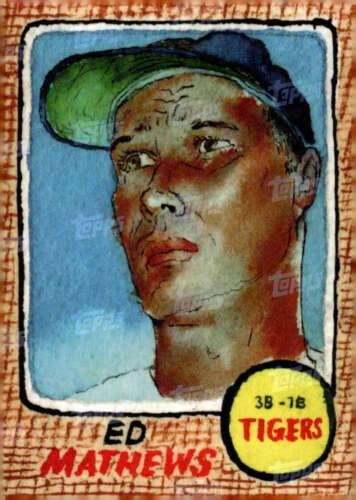 Ed Mathews [Topps Logo Laminate] #T-7