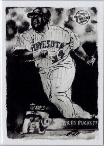Kirby Puckett [Grayscale Filter] #T-5