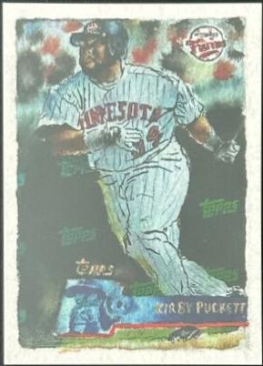 Kirby Puckett [Topps Logo Laminate] #T-5