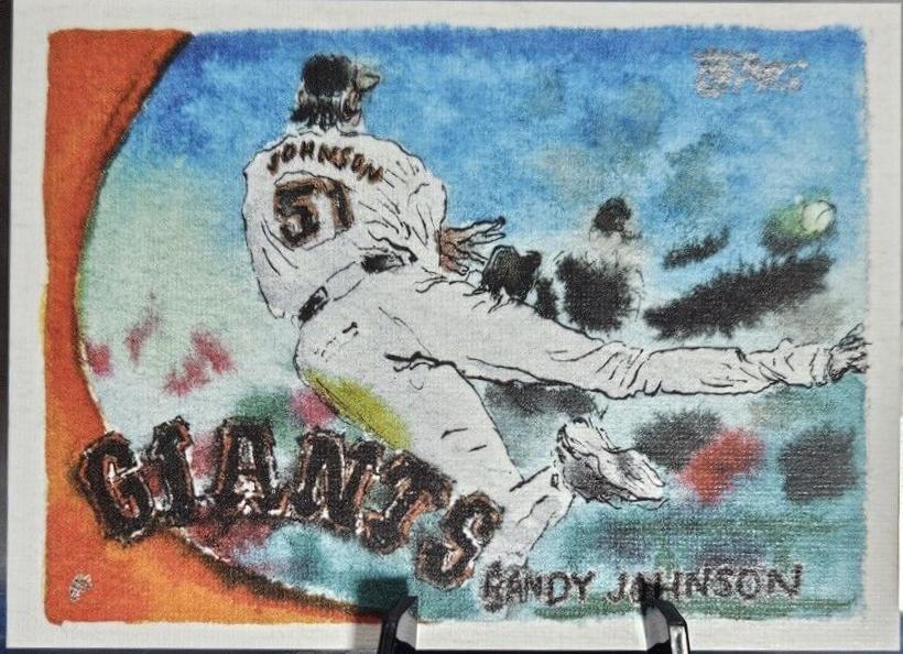 Randy Johnson [Canvas Stock] #T-1