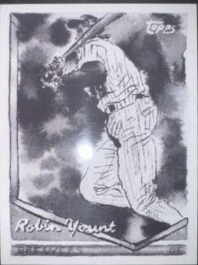 Robin Yount [Grayscale Filter] #T-3