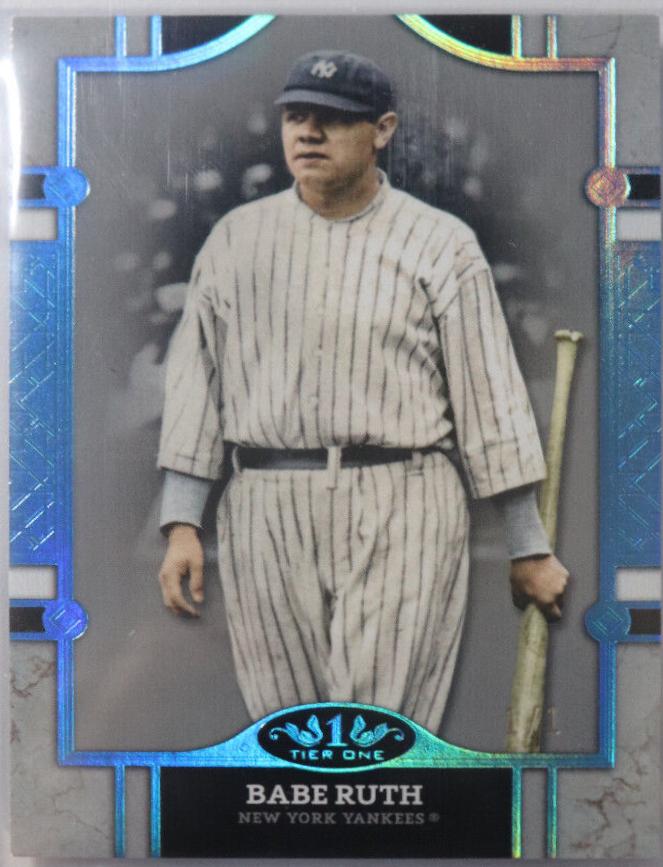 Babe Ruth [Holo Platinum Blue Foil] #3
