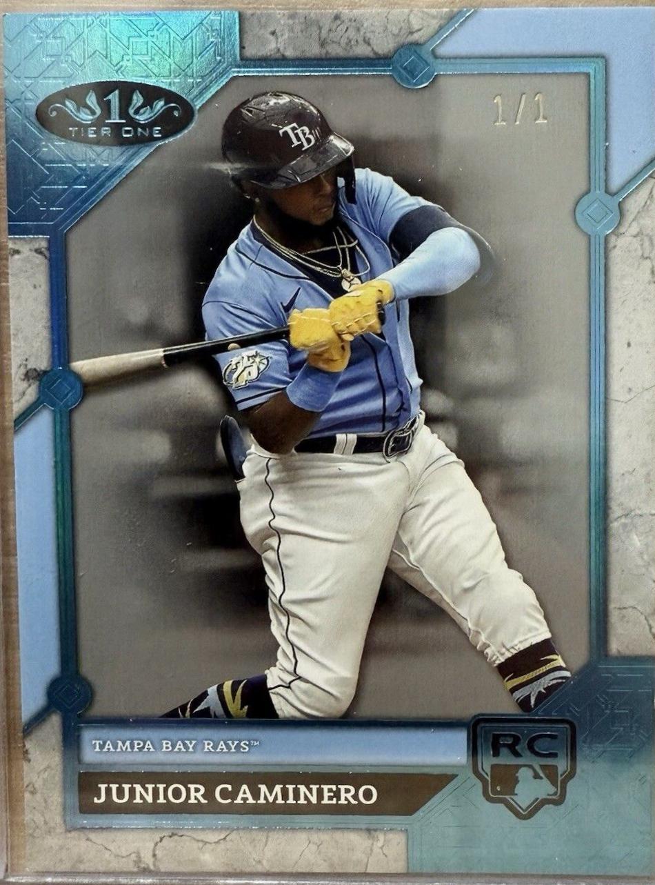 Junior Caminero [Holo Platinum Blue Foil] #88