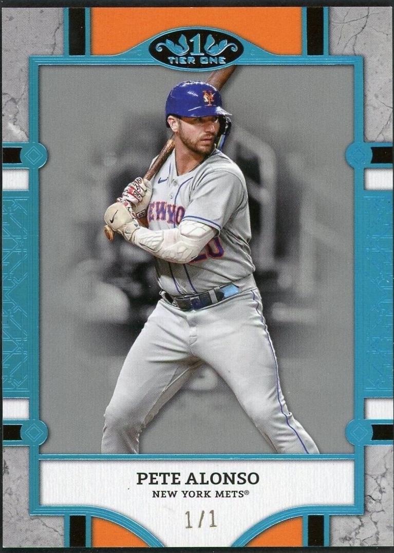 Pete Alonso [Holo Platinum Blue Foil] #51