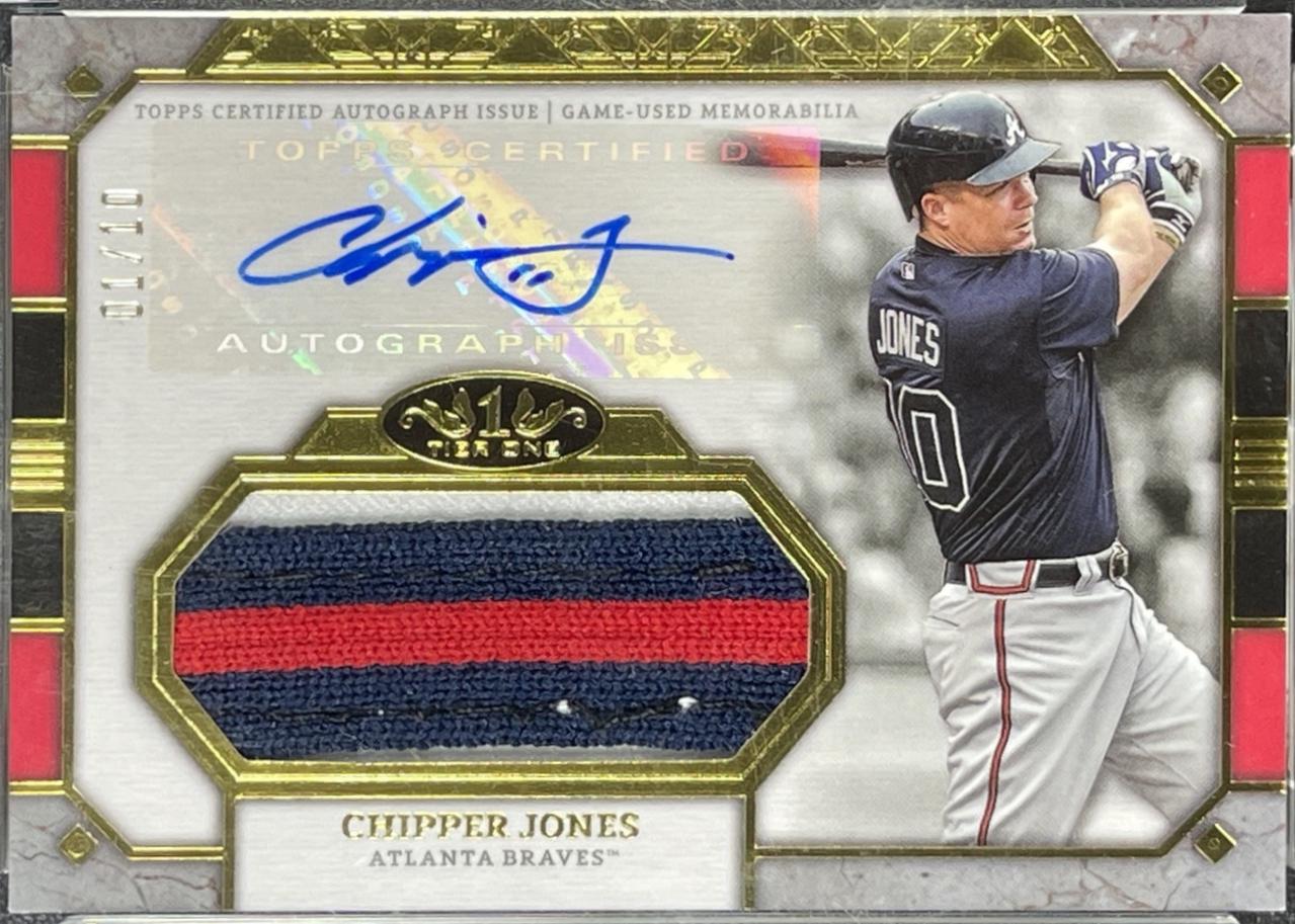 Chipper Jones [Patch] #AT1JR-CJ
