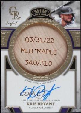 Kris Bryant #BKA-KB