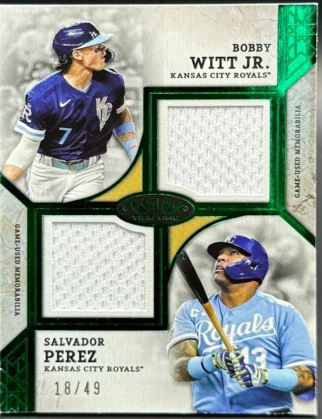 Salvador Perez / Bobby Witt Jr. [Green] #DPR-WP