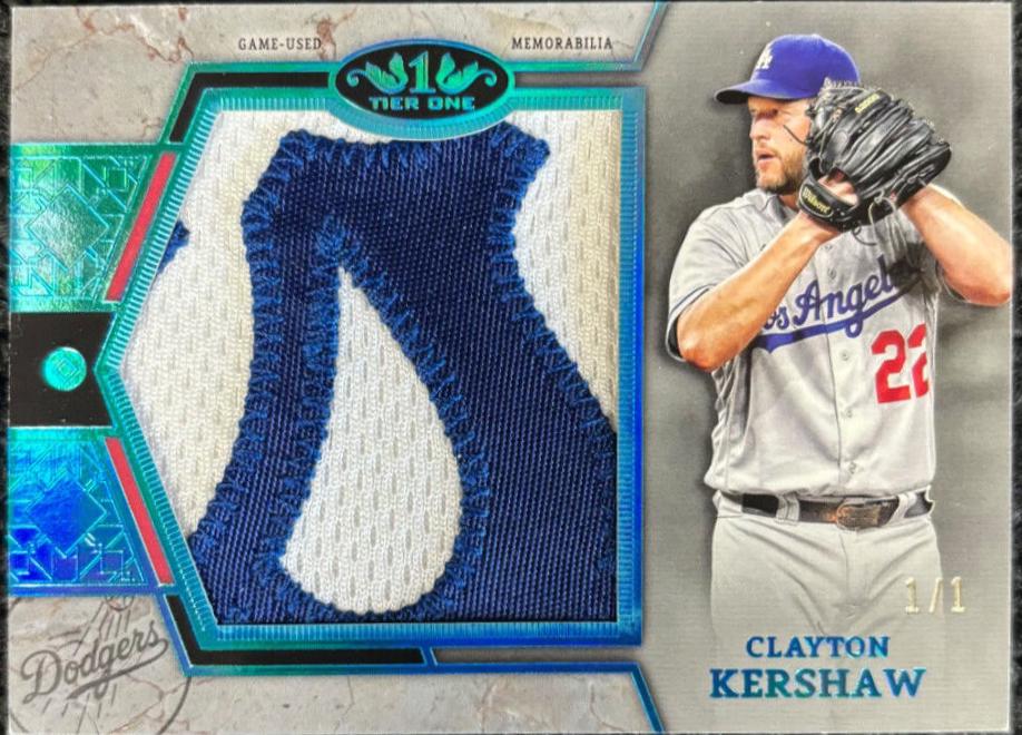 Clayton Kershaw [Holo Platinum Blue Foil] #PPR-CKE