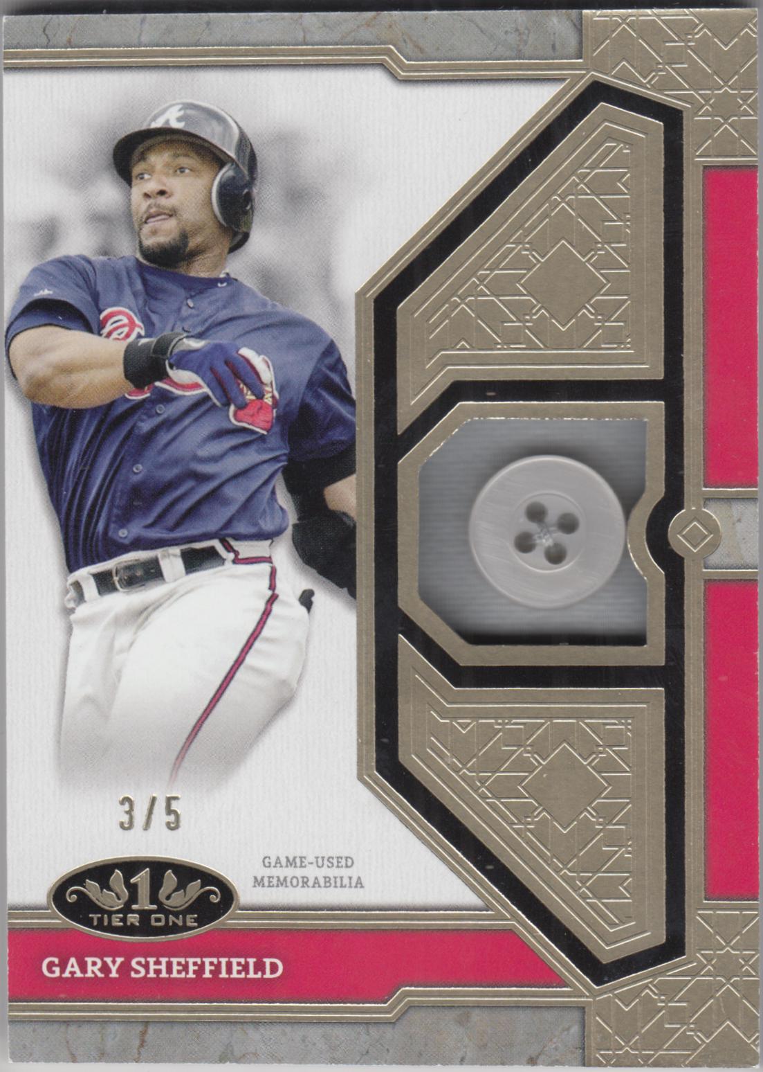 Gary Sheffield [Button] #T1R-GSH