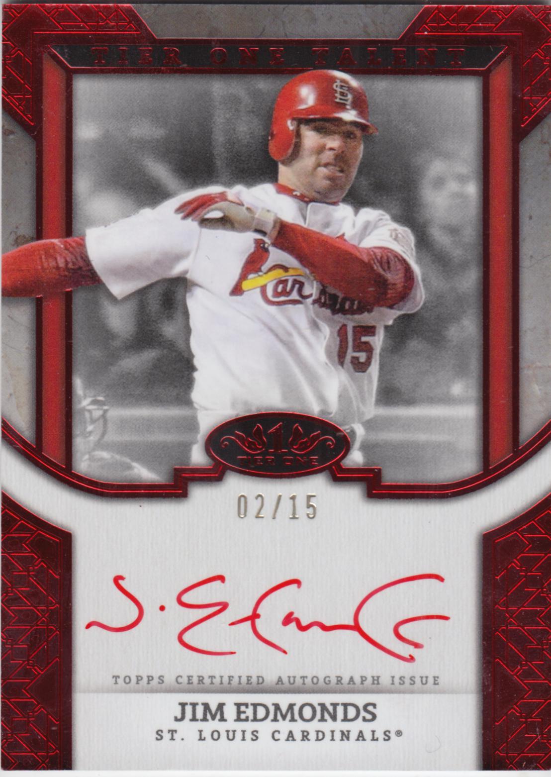 Jim Edmonds [Red Foil] #T1TA-JE