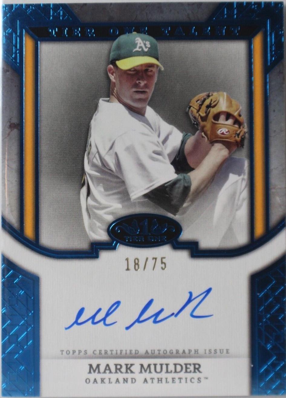 Mark Mulder [Blue Foil] #T1TA-MM