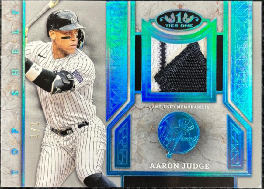 Aaron Judge [Holo Platinum Blue Foil] #TSR-AJ
