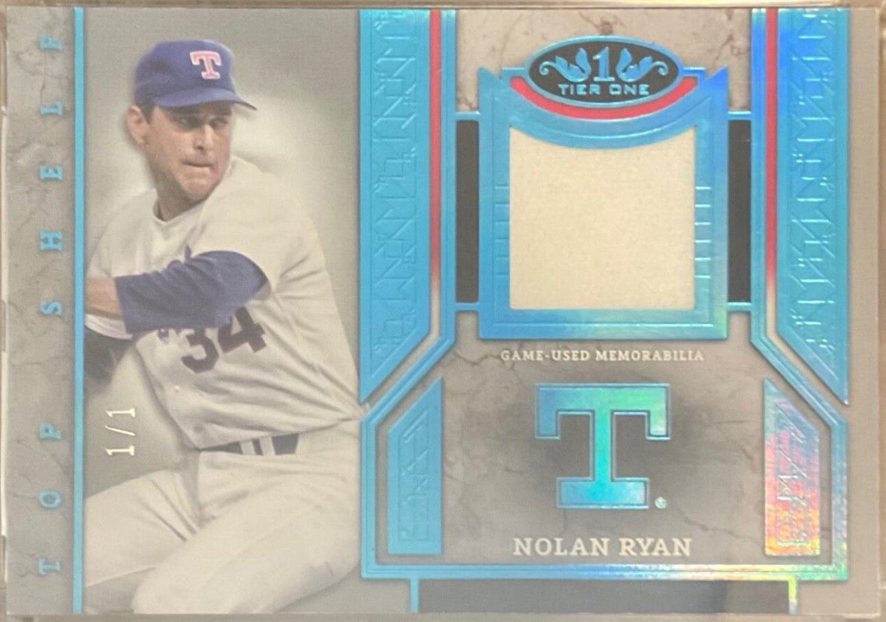Nolan Ryan [Holo Platinum Blue Foil] #TSR-NR