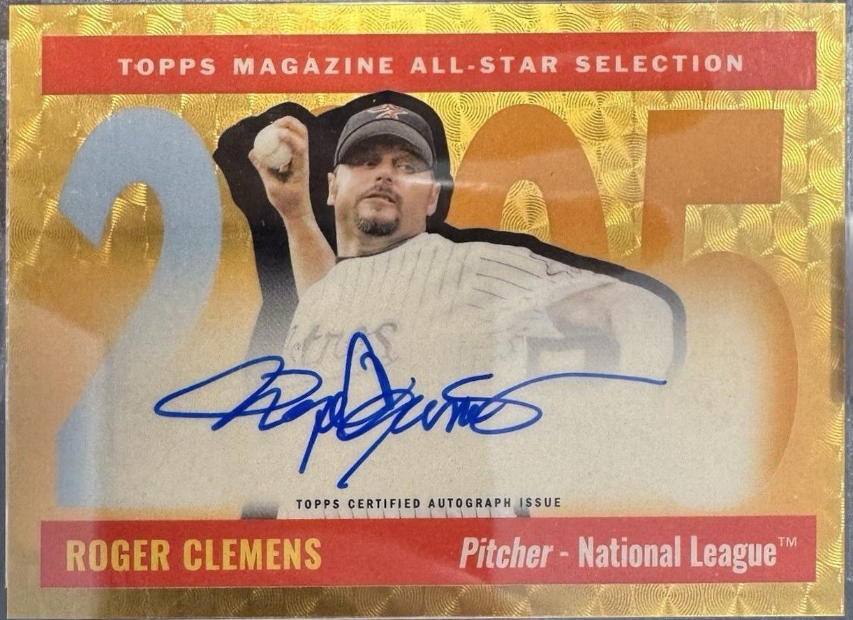 Roger Clemens #60ASA-RC3
