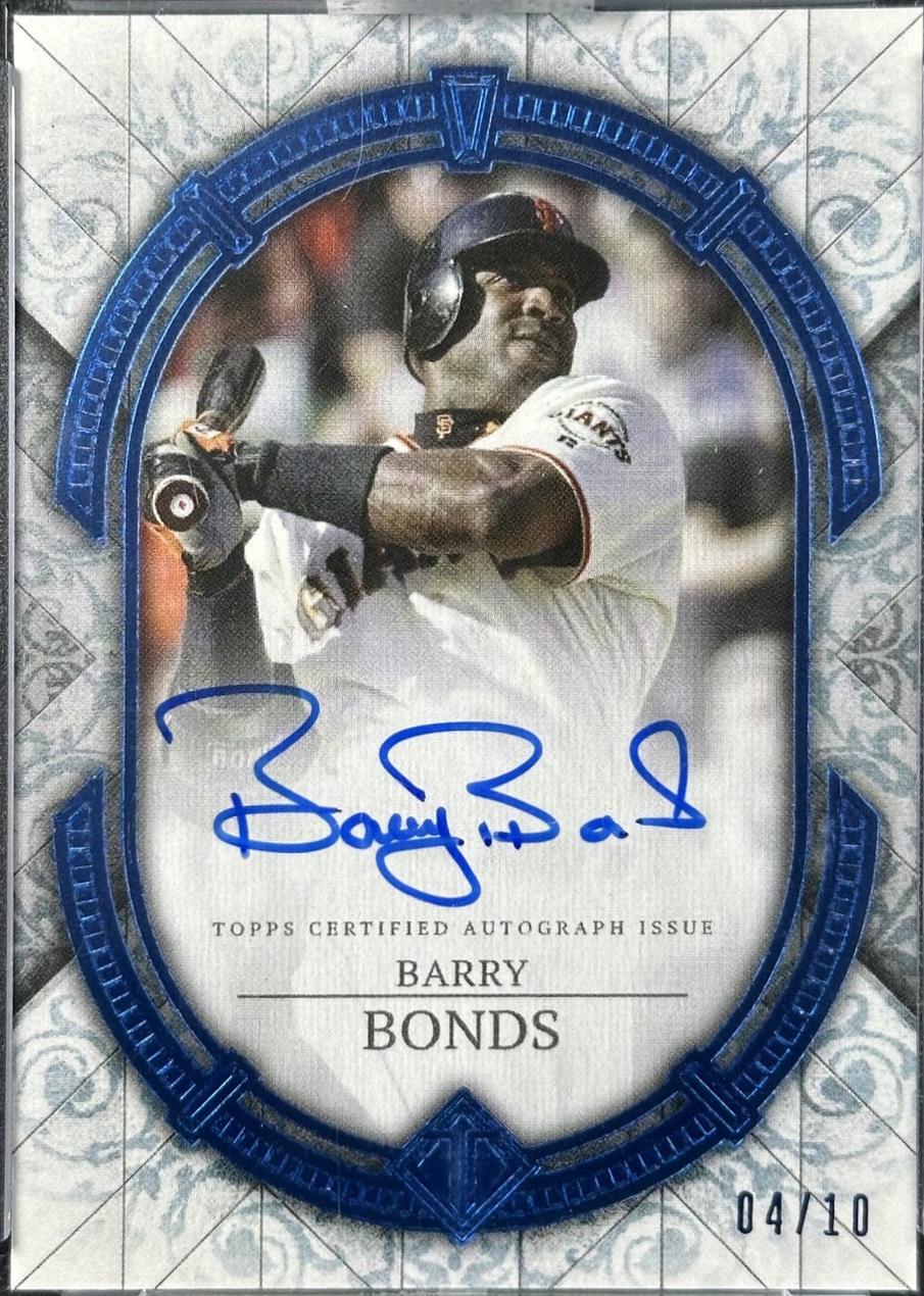 Barry Bonds [Blue] #TCA-BB