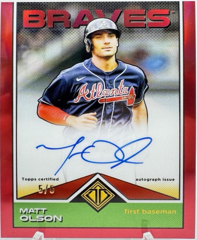Matt Olson [Red Refractor] #TCBA-MO