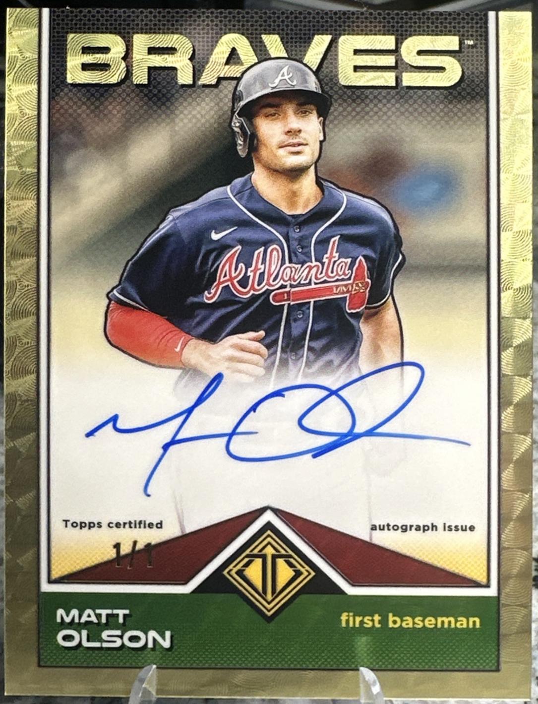 Matt Olson [Superfractor] #TCBA-MO