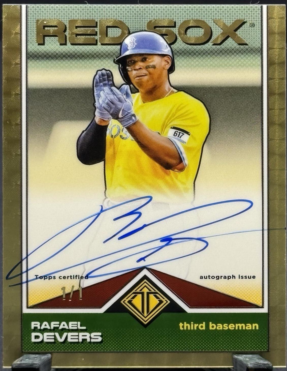 Rafael Devers [Superfractor] #TCBA-RD