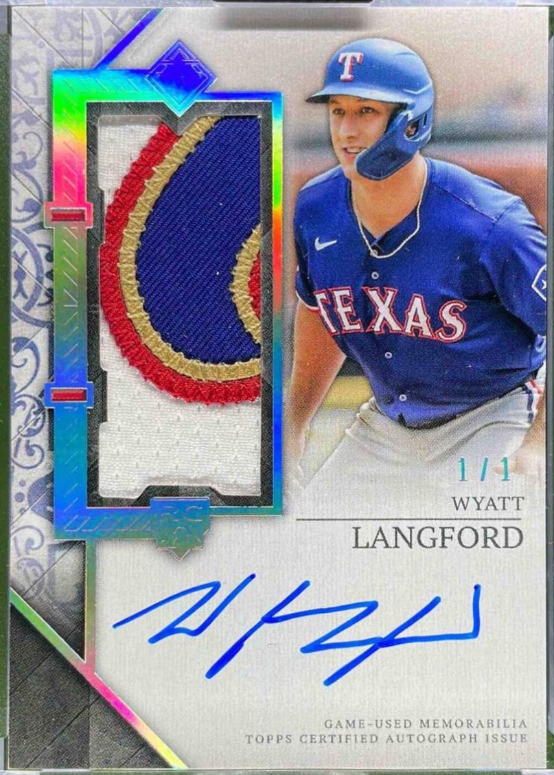 Wyatt Langford [Platinum] #RSPA-WL