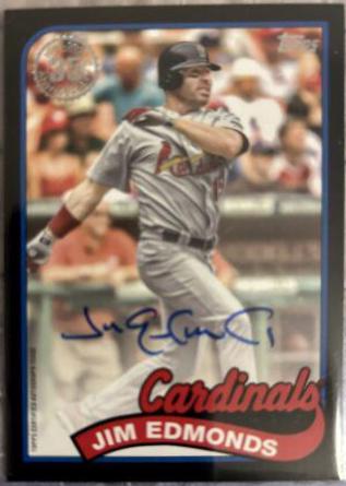 Jim Edmonds [Black] #TA-JE