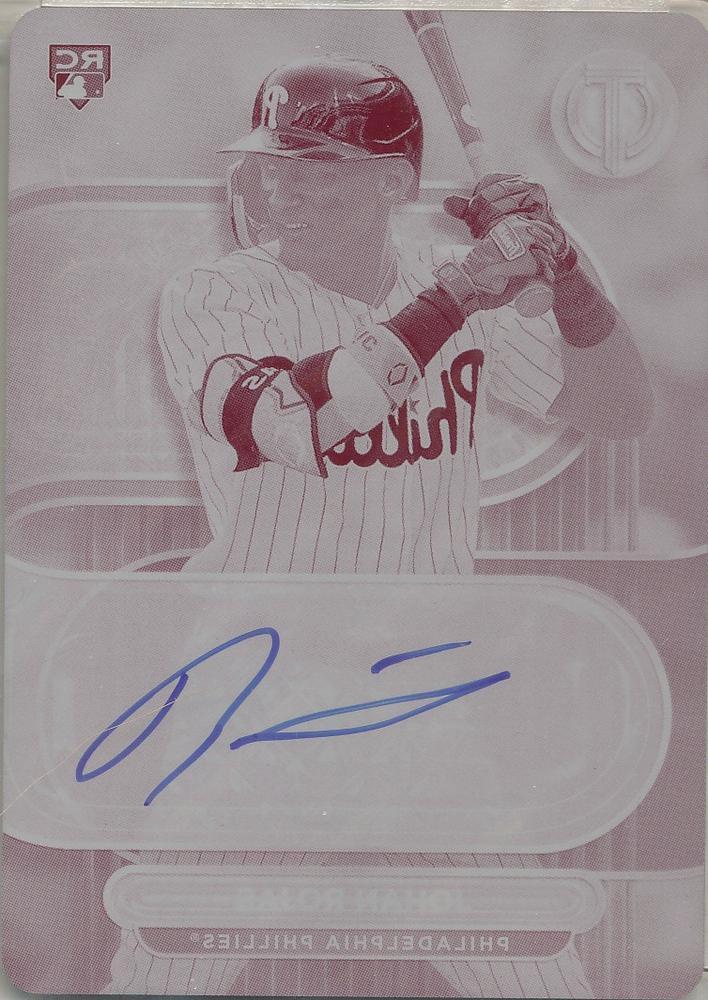 Johan Rojas [Printing Plate] #TA-ROJ