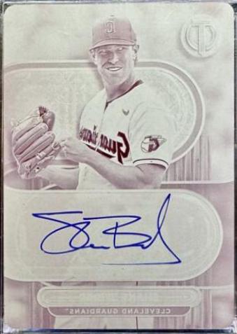 Shane Bieber [Printing Plate] #TA-SB