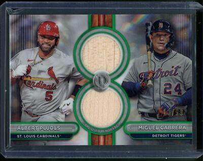 Albert Pujols / Miguel Cabrera [Green Dual Player] #DR2-PC