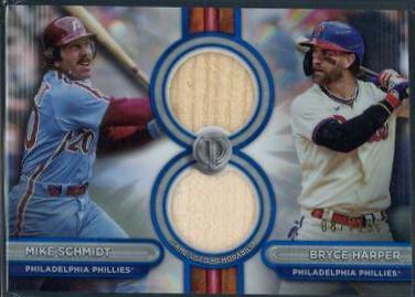 Bryce Harper / Mike Schmidt [Blue Dual Player] #DR2-SH