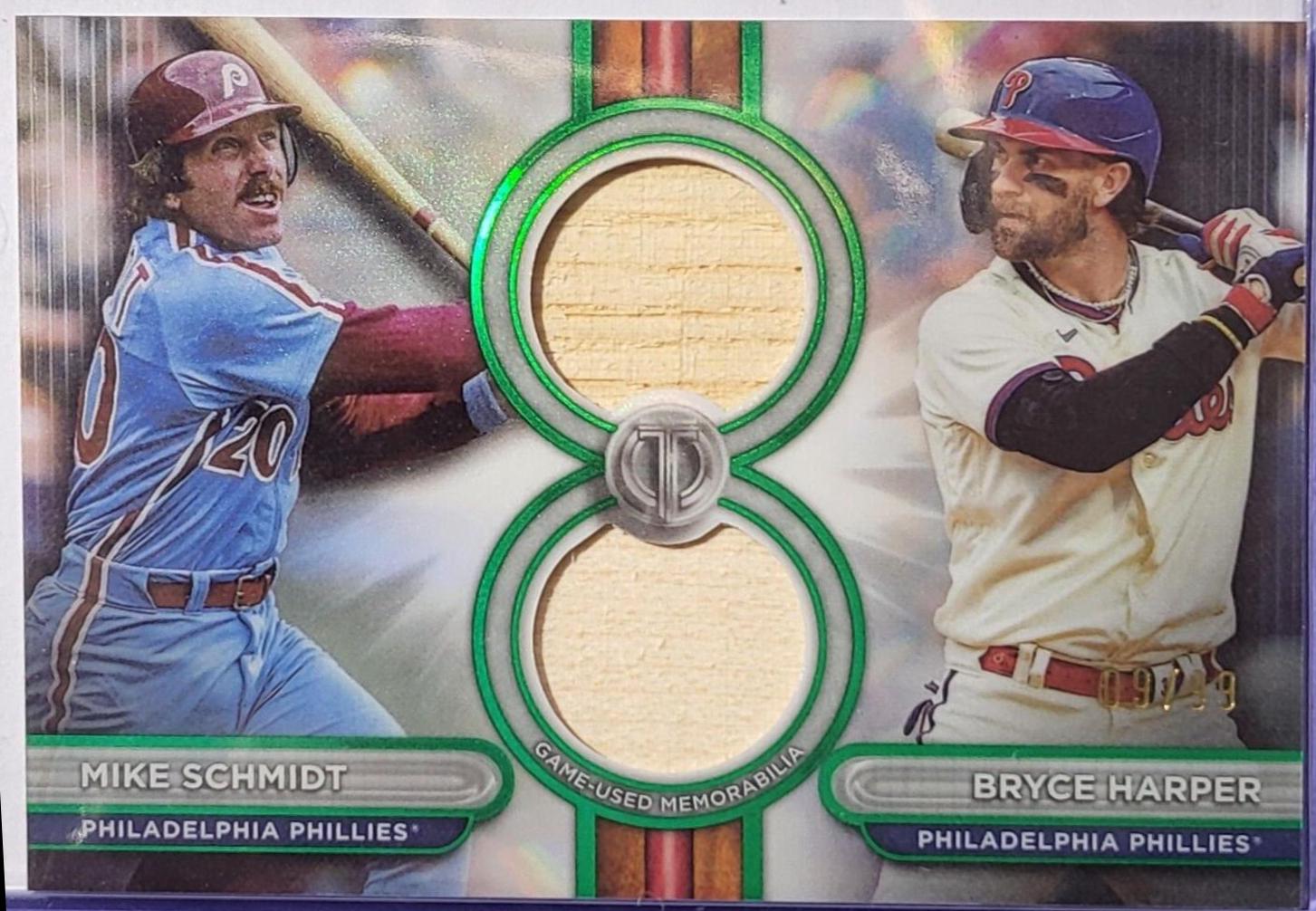 Bryce Harper / Mike Schmidt [Green Dual Player] #DR2-SH