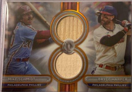 Bryce Harper / Mike Schmidt [Orange Dual Player] #DR2-SH