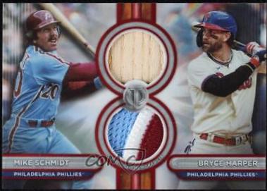 Bryce Harper / Mike Schmidt [Red Dual Player] #DR2-SH