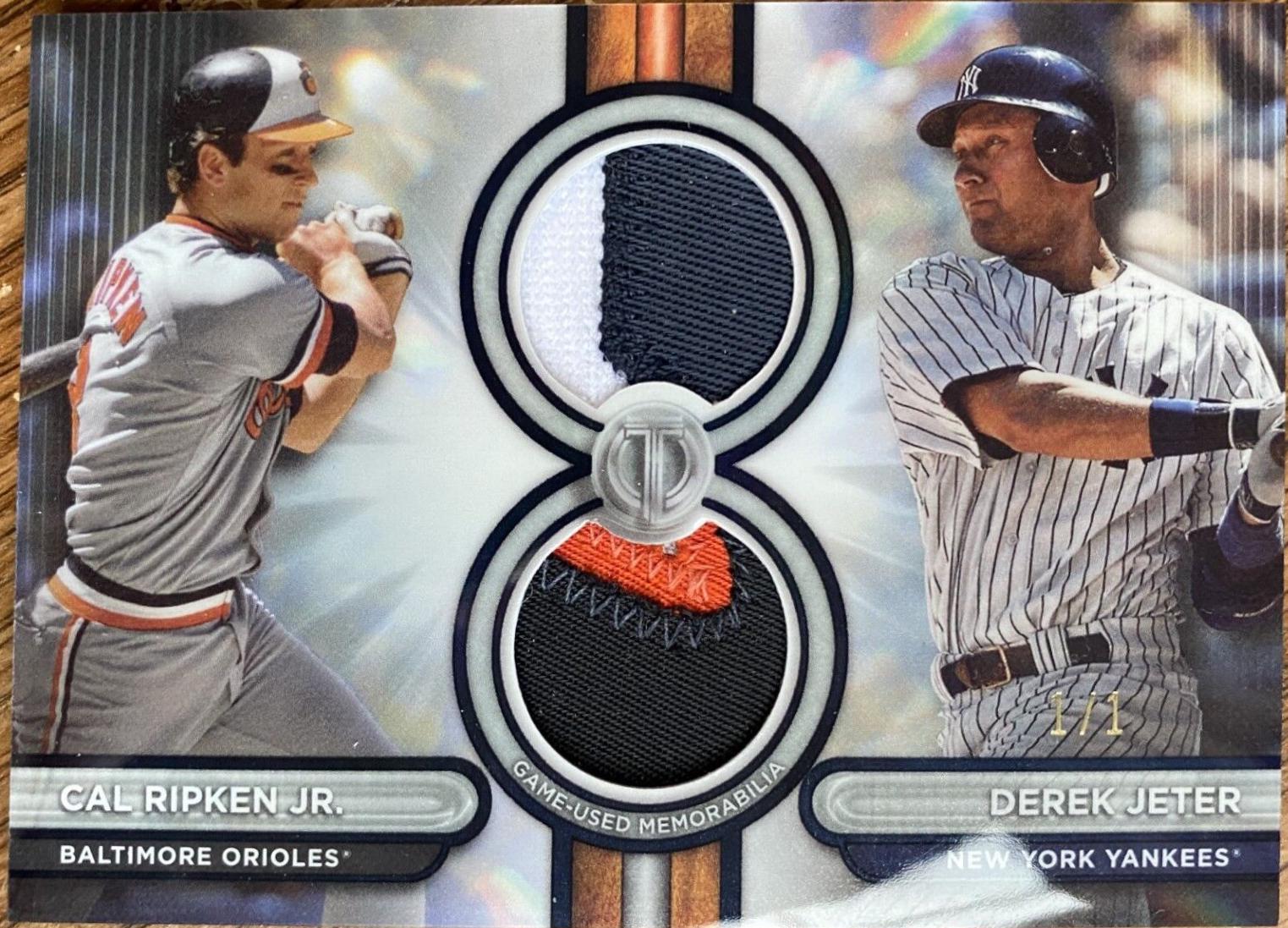 Cal Ripken Jr. / Derek Jeter [Black Dual Player] #DR2-RJE