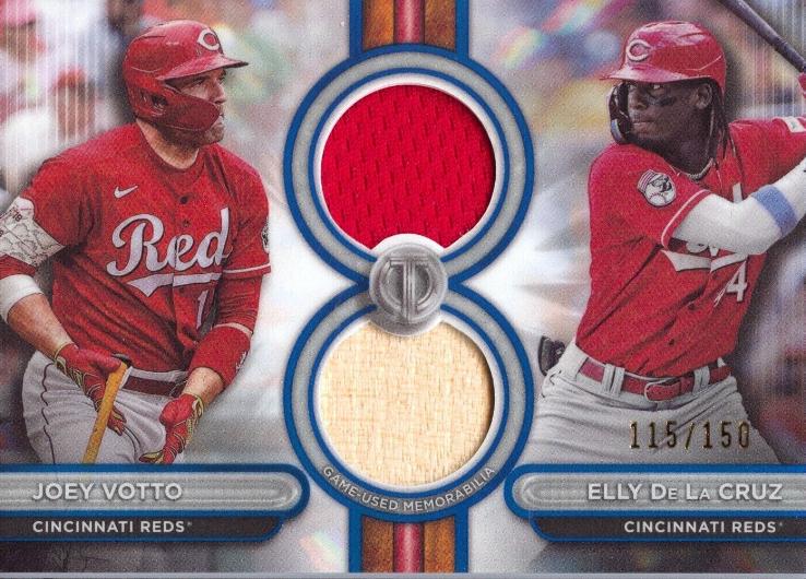 Elly De La Cruz / Joey Votto [Blue Dual Player] #DR2-VD