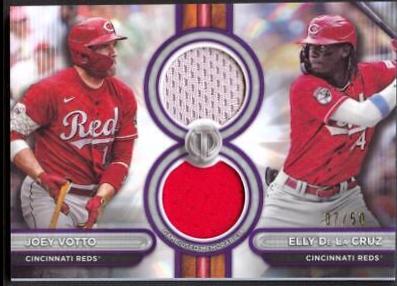 Elly De La Cruz / Joey Votto [Purple Dual Player] #DR2-VD