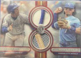 George Brett / Bobby Witt Jr. [Red Dual Player] #DR2-BW