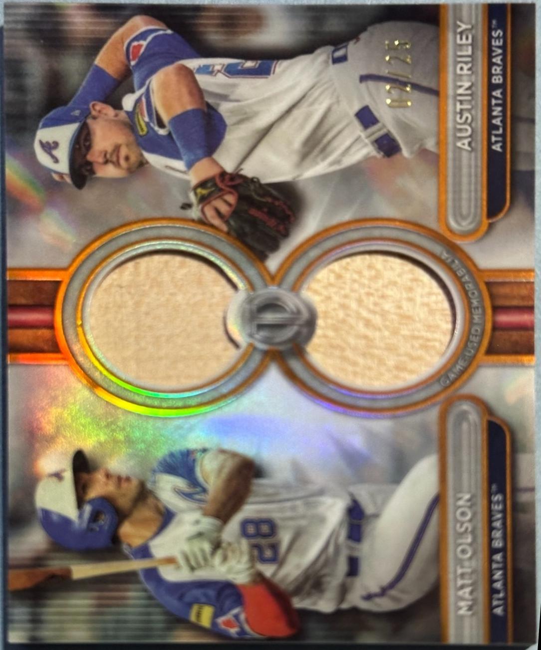 Matt Olson / Austin Riley [Orange Dual Player] #DR2-OR