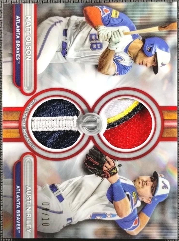 Matt Olson / Austin Riley [Red Dual Player] #DR2-OR