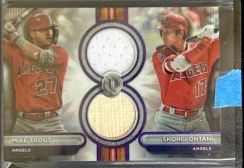 Mike Trout / Shohei Ohtani [Purple Dual Player] #DR2-TO