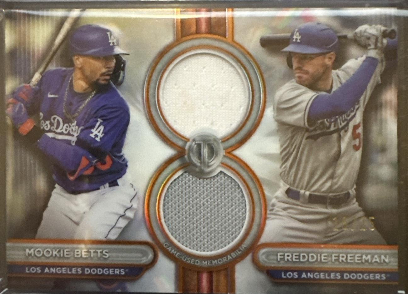 Mookie Betts / Freddie Freeman [Orange Dual Player] #DR2-BF